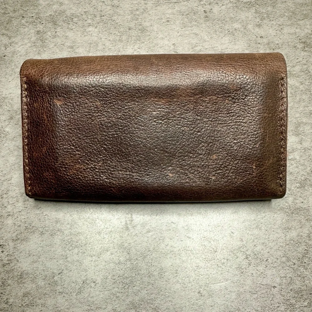 Portland Leather Brown Leather Wallet - Picture 2 of 6